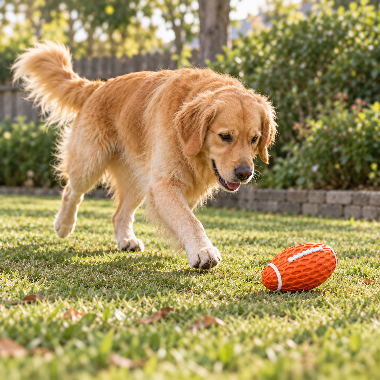 Rubber Football Dog Fetch Toy | Small & Large | SENTO